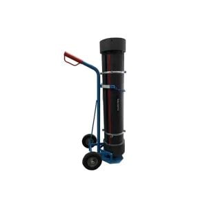Soil pipe trolley, to handle the fluid pipe in safety