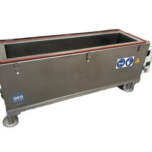 Geobath Large preserves cores with protective wax, ensuring integrity.