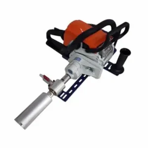 Outcrops core sampling